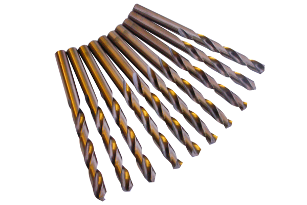 10x HSS-CO cobalt spiralborr DIN338N för metall Ø 7,5 mm