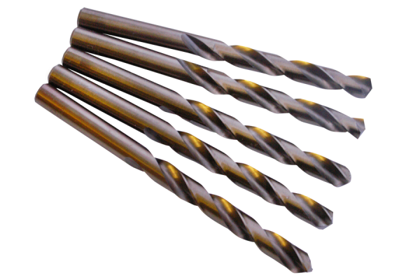 5x HSS-CO cobalt spiralborr DIN338N för metall Ø 8,5 mm