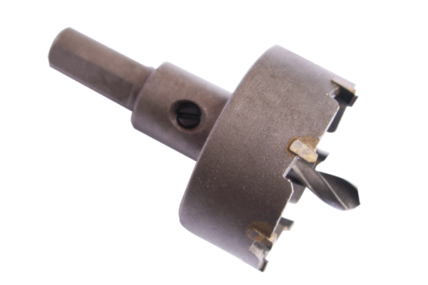 Metalworking tungsten carbide hole saw for stainless steel metals Ø 20 mm