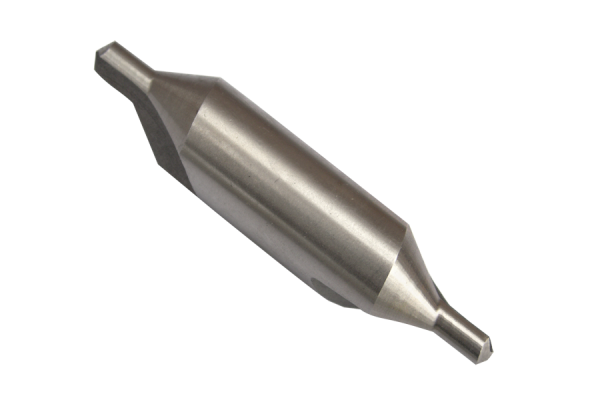 HSS senterbor DIN333A metallbor for dreiebenk/fres 60° Ø 2,5 mm