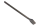 SDS Max girişli fayans keskisi 75x400 mm