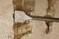 Spatmeißel breiter Meissel 75x400 mm für Bosch 1-1/8" Sechskantschaft