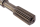 Stor spline aksel for bor 200 mm M22 gjenger