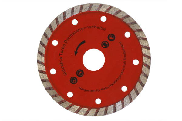 125 mm TURBO universelle disque diamanté (à eau + à sec) 125x22,2 mm
