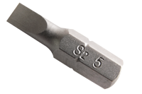 Slot 5 mm bitholder/gevindløs...