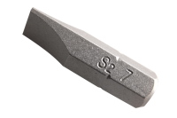 Slot 7 mm screwdriver bit tip 25 mm