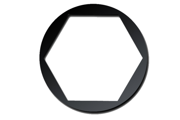 Punta de atornillar hexagonal de 1,5 mm con material largo 25 mm