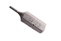 Zeskant 1,5 mm bit van materiaal 25 mm