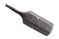 TORX T5 bit di avvitamento 25 mm