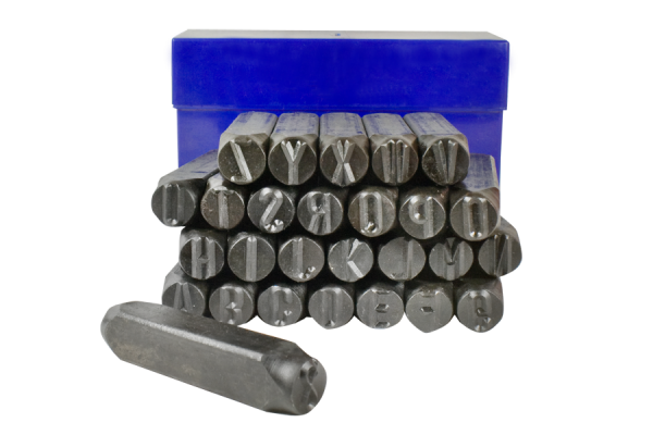 Letters punch set 8 mm