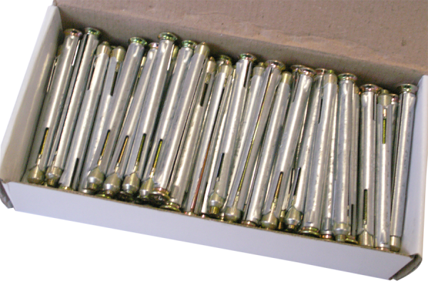 50x Fensterrahmendübel 10 mm Metallrahmendübel Metalldübel 10x72 mm