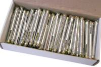 50x vinduskarmsdybler 10 mm metallrammedybler metalldybler 10x72 mm