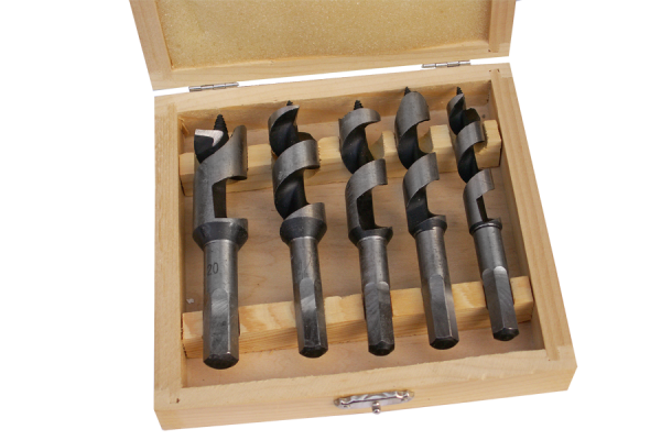 Woodworking auger drill bits set Lewis style 12,14,16,18,20x110 mm