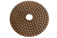 75 mm polishing pad for stone (wet) grit 100