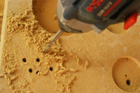 HSS brocas de barrena para trabajo en madera de 1/4" vástago hexagonal Ø 6 mm