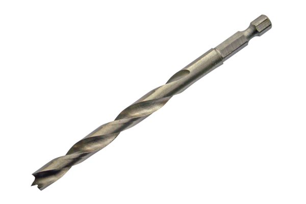 HSS narzędzie wiertnicze do drewna 1/4" z trzonkiem sześciokątnym Ø 8 mm