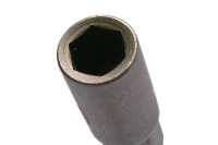 Pipenøkkelmutter 1/4" sekskantet skaft for batteridrevne skrutrekkere/slagnøkler 6 mm