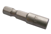 Zócalo de 1/4" vástago hexagonal 7 mm