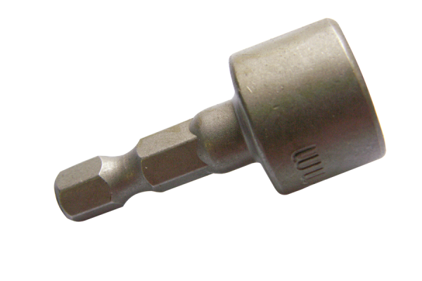 Socket with 1/4" hexagonal shank 10 mm