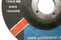 115 mm Schruppscheiben Schleifscheiben für Metall Winkelschleifer Ø 115x6x22,2 mm