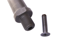 SDS Max drill chuck adapter with 1/2"-20 UNF thread and locking screw