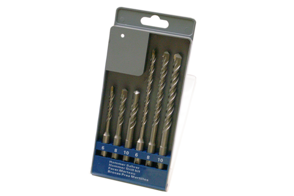 6 pcs. SDS Plus assortiments de forets-marteau