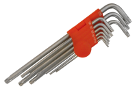 Serie di 9 pezzi chiavi torx T10-T50