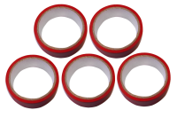 5 rolls electrical insolation tape - red