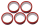 5 Rollen Isolierband Isolierbänder - rot