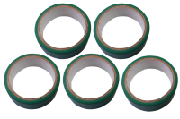 5 rolls electrical insolation tape - green