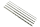 Serie di 5 pezzi punta elicoidale per metallo extra-lungo 200 mm Ø 2-6 mm