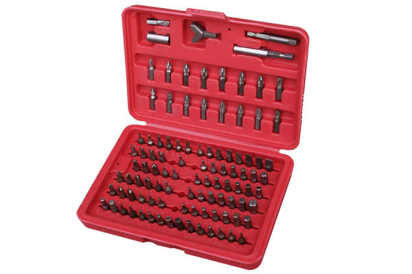 100 pcs. screwdriver bit tips set