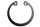 5x borgring (intern) DIN472 Ø 48 mm