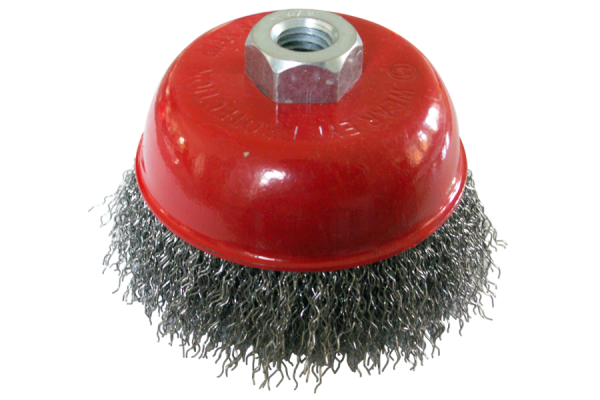 100 mm steel wire cup brush with M14 thread