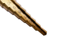 HSS-TIN Stufenbohrer Kegelsenker Konusbohrer Schälbohrer Metallbohrer Ø 4-12 mm