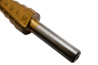 HSS-TIN Stufenbohrer Kegelsenker Konusbohrer Schälbohrer Metallbohrer Ø 4-12 mm