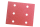 10x Schleifpapier für Schwingschleifer 115x140 mm 6-Löcher Körnung 180