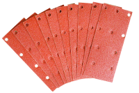 10x sanding sheets with hook-and-loop 100x240 mm 10-holes...