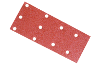 10x Schleifpapier für Schwingschleifer Klett 100x240 mm 10-Löcher Körnung 180