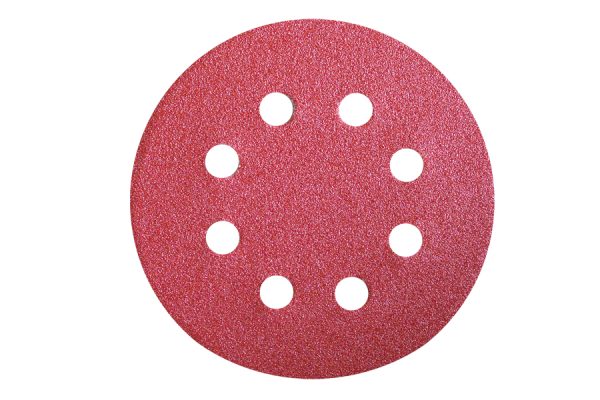 10x sanding sheets with hook-and-loop Ø125 mm 8-holes grit 60