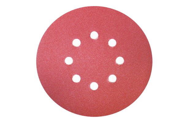 10x slibepapir velcro Ø 150 mm 8-hul K120