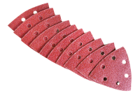10x fogli abrasivi per levigatrice 95 mm grana 100