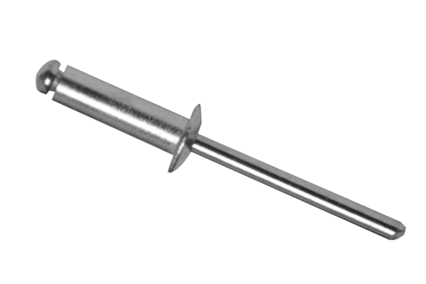 500x rivets aluminium 3,2x6 mm