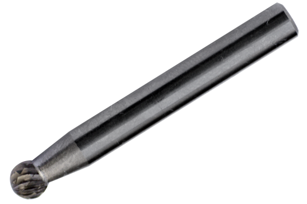 Solid carbide burr type D shank diameter 3.17 mm