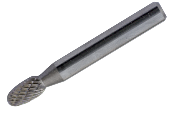 Carbide stiftfrees vorm E asdiameter 3,17 mm
