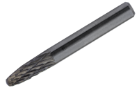 Carbide stiftfrees vorm F asdiameter 3,17 mm