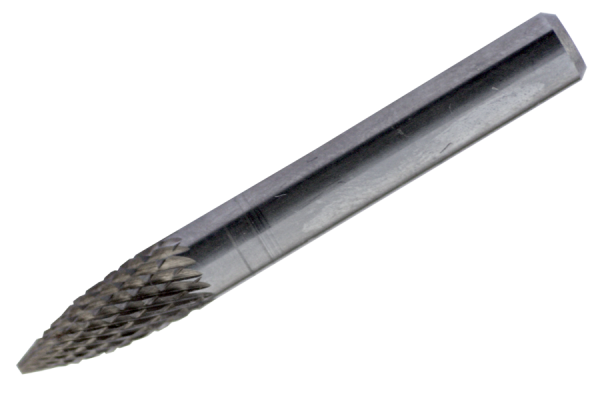 Solid carbide burr type G shank diameter 3.17 mm