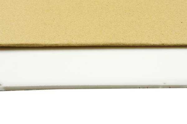 Vetro acrilico (piatto) bianco latte 333 x 1000 x 5 mm