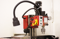 Machine lamp op draaibank
