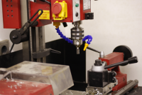 Manguera refrigerante CNC con base magnética